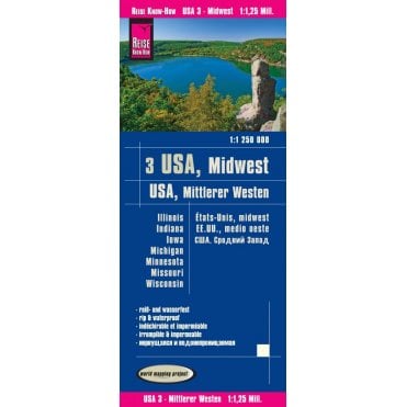 USA 03, Midwest Map - Reise Know-How