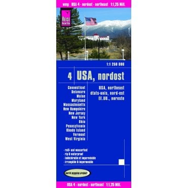 USA 04, Northeast Map - Reise Know-How