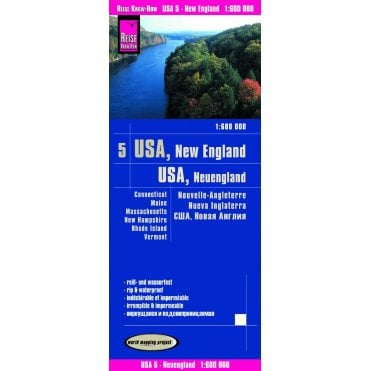 USA 05, New England Map - Reise Know-How