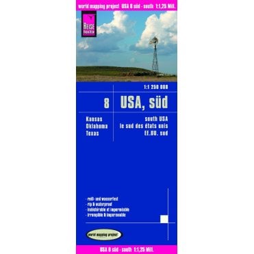 USA 08, South Map - Reise Know-How