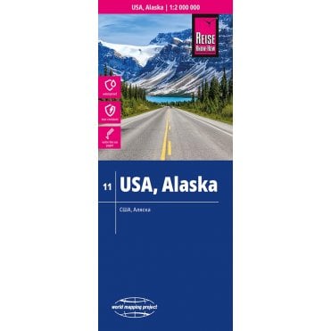 USA 11, Alaska Map - Reise Know-How