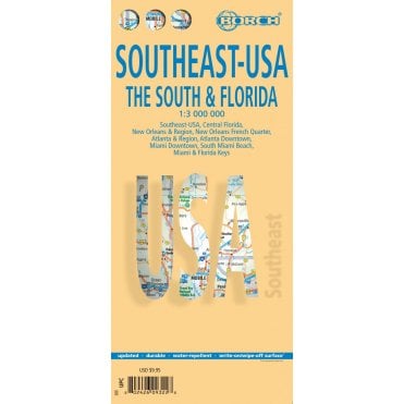 USA 6 - Southeast (The South & Florida) Road Map