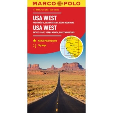 USA West Marco Polo Map