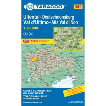 Val D'ultimo/Unteltal | Tabacco, map 042