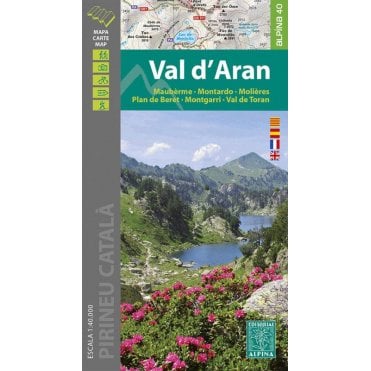 Vall d'Aran - GR11. Hiking map & guide