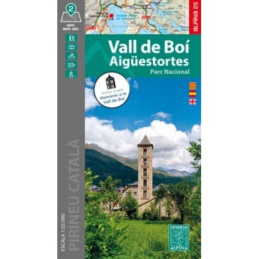 Vall de Boi - Aigüestortes Parc Naturel. Hiking map & guide