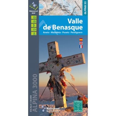 Valle de Benasque. Hiking map
