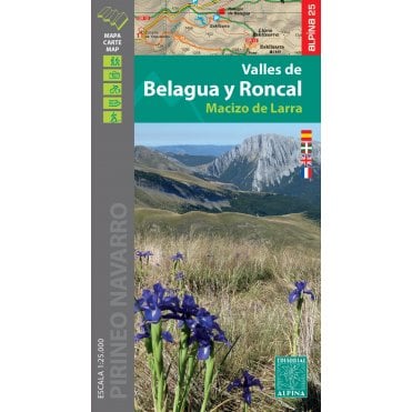 Valles de Belagua y Roncal - Macizo de Larra. Hiking map & guide