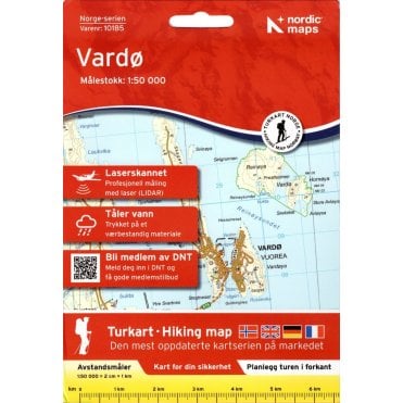 10185: Vardo Norge-serien 1:50 000