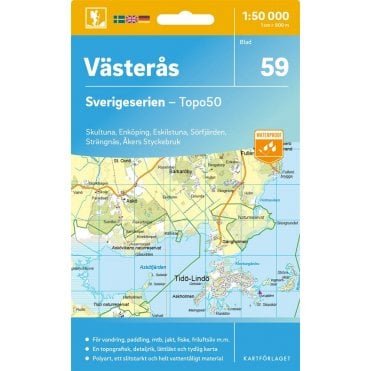 Vasteras (Sweden) - Norstedts Outdoor map 59