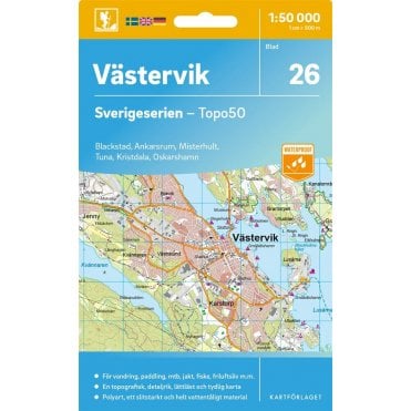 Vastervik (Sweden) - Norstedts Outdoor map 26