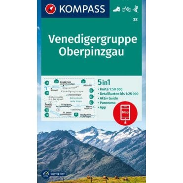 Venedigergruppe; Oberpinzgau | Kompass hiking map 38