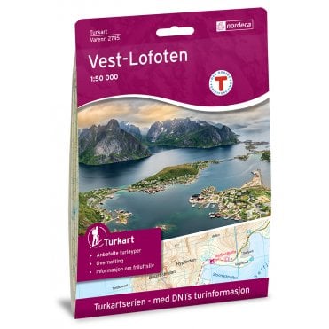 Vest-Lofoten Tourist Map: 2745
