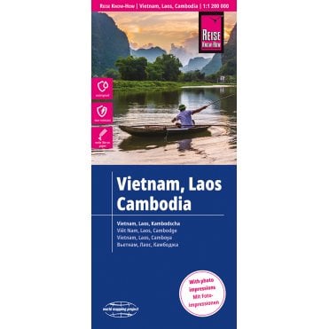 Vietnam, Laos, Cambodia Map - Reise Know-How