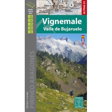 Vignemale - Valle de Bujaruelo. Hiking map & guide