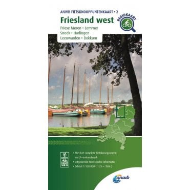 West Frisia - ANWB Netherlands Bicycle Junction Map 2