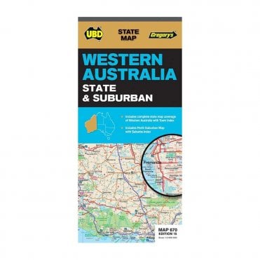 Western Australia State & Suburban - map 670