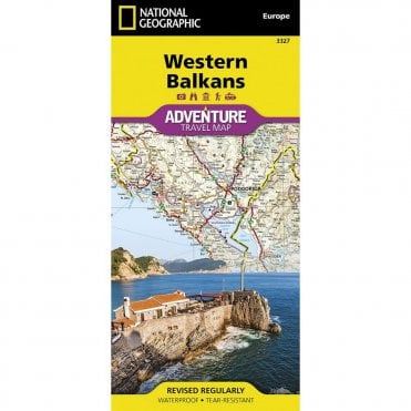 Western Balkans Adventure Map - Nat Geo 3327