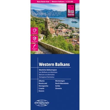 Western Balkans Map - Reise Know-How