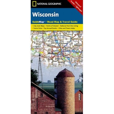 Wisconsin Road Map and Travel Guide
