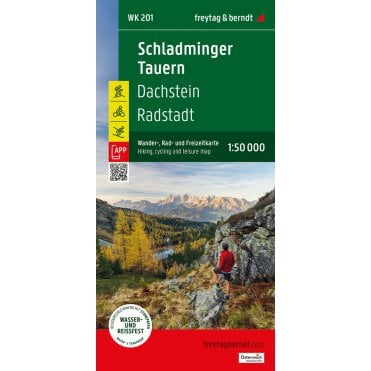WK 201: Schadminger Tauern - Dachstein - Radstadt  Hiking Map