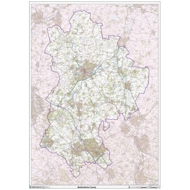 Bedfordshire County Map
