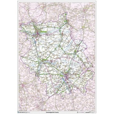 Cambridgeshire County Map