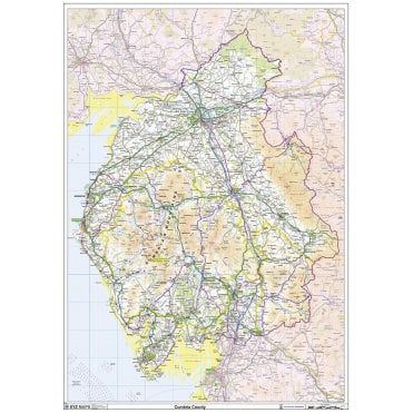 Cumbria County Map