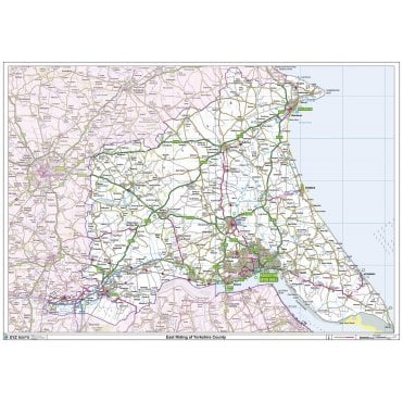 East Riding of Yorkshire County Map