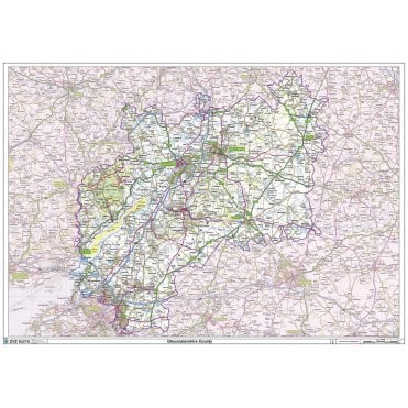 Gloucestershire County Map