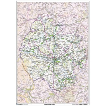 Herefordshire County Map