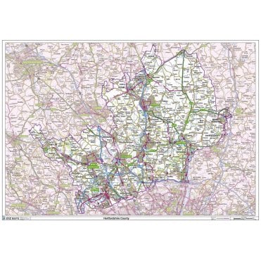 Hertfordshire County Map