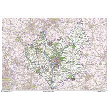 Leicestershire County Map
