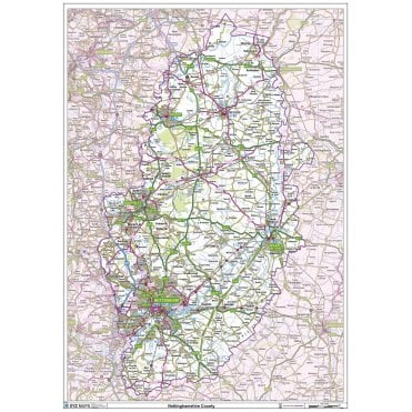 Nottinghamshire County Map