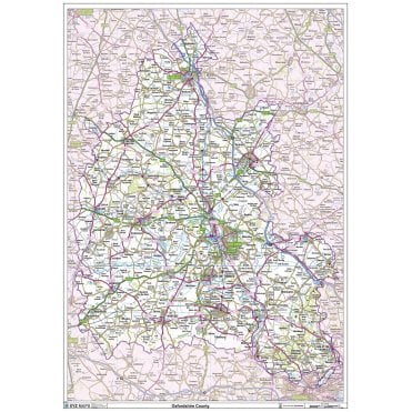 Oxfordshire County Map