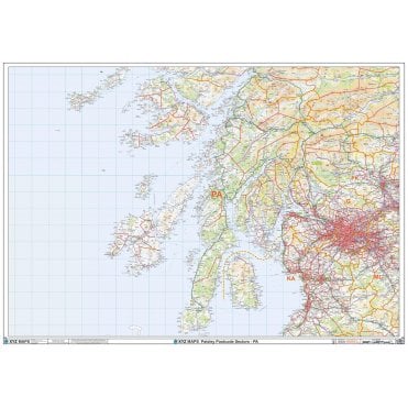 Paisley - PA - Postcode Wall Map