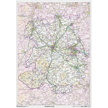 Shropshire County Map