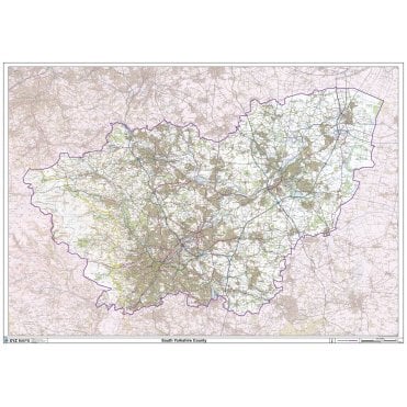 South Yorkshire County Map