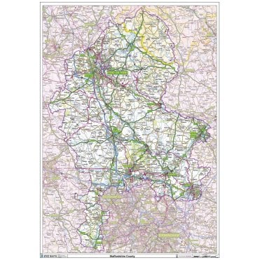 Staffordshire County Map