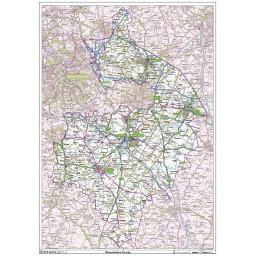 Warwickshire County Map