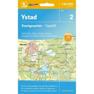 Ystad (Sweden) - Norstedts Outdoor map 2