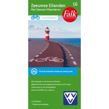 Zeeland islands (Netherlands) - Falk 1:50k Cycling Map 16
