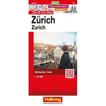 Zürich 3 in 1 City map