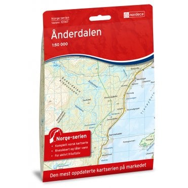 10147: Anderdalen Norge-serien 1:50 000